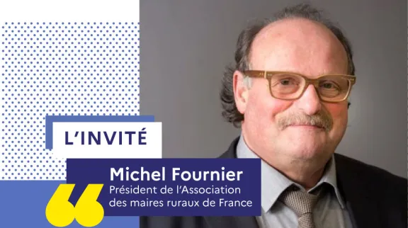 Portrait de Michel Fournier, président de l’Association des maires ruraux de France