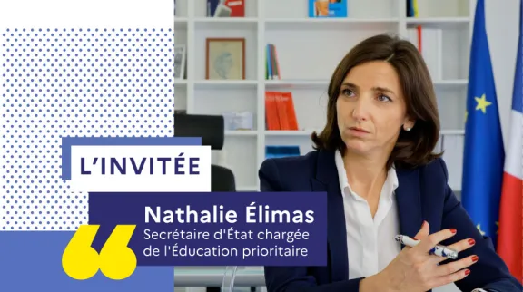 Portrait Nathalie Élimas, secrétaire d'Etat à l’éducation prioritaire