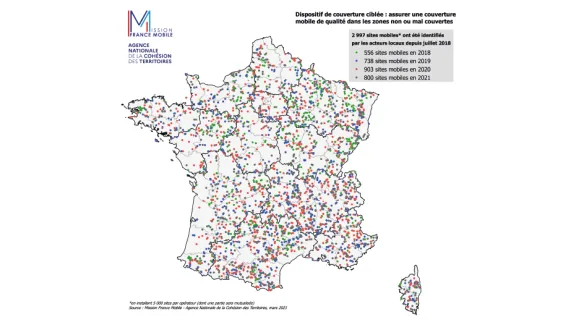 Carte couverture France mobile