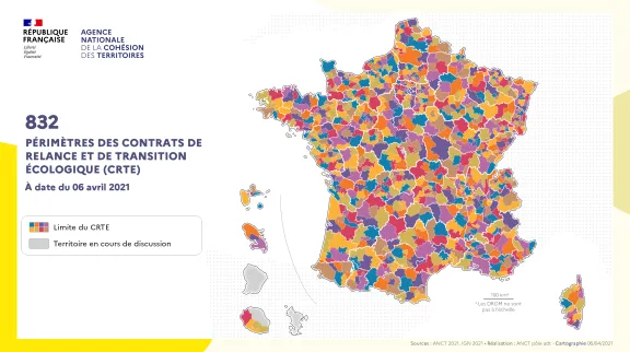 Carte CRTE nationale