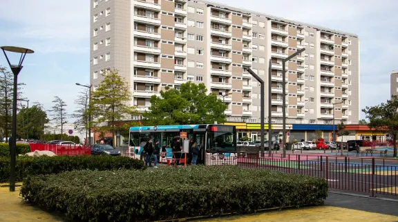 Place Henri Dunant à Neuville-lès-Dieppe